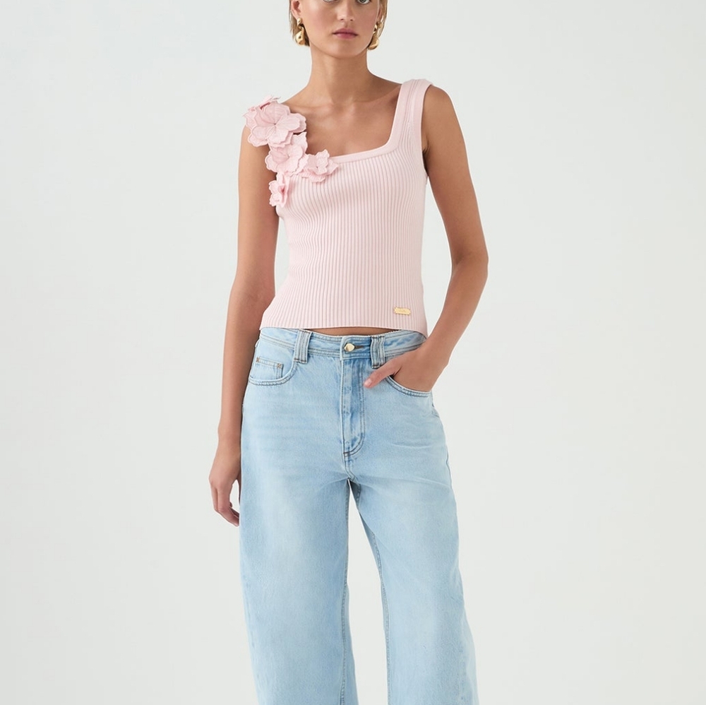 Aje Splendour Flower Knit Tank - Picture 3 of 12
